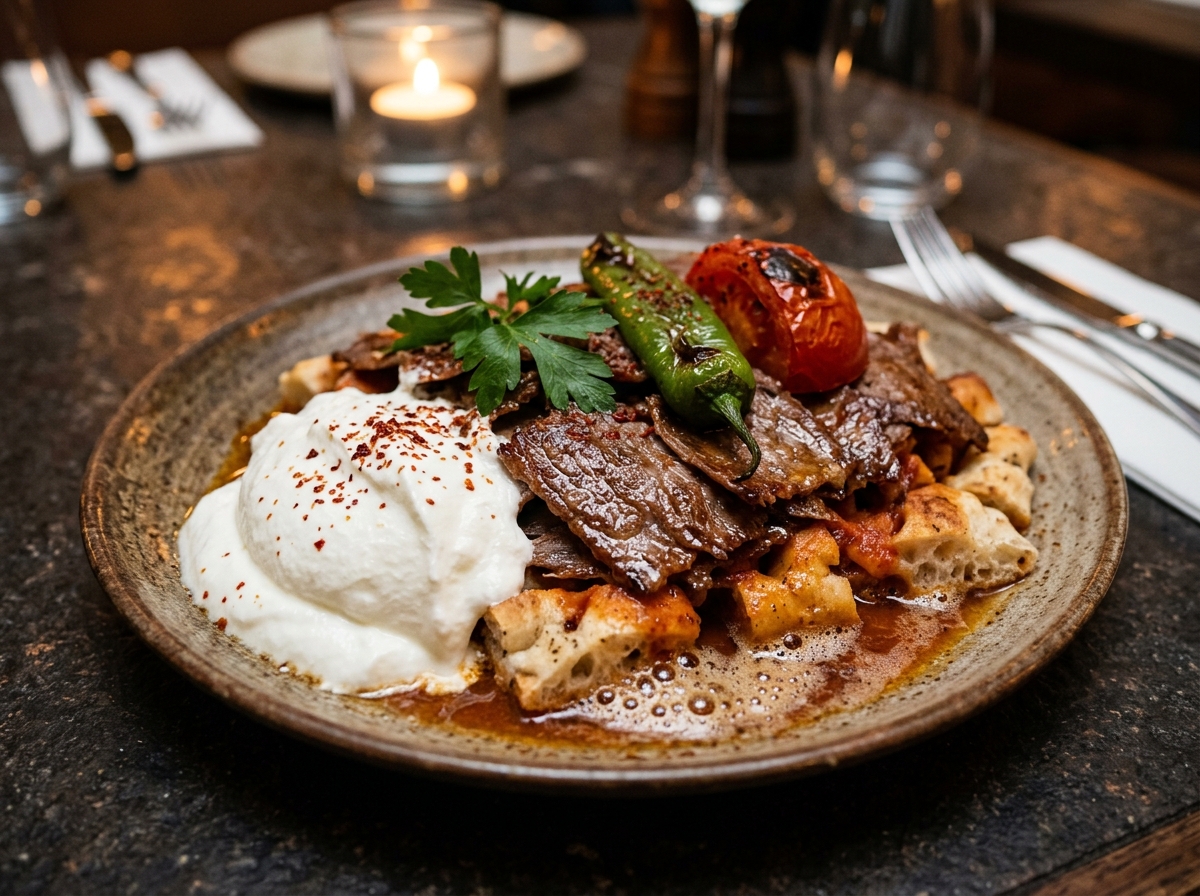 Classic Bursa Iskender Kebab at Meat Et