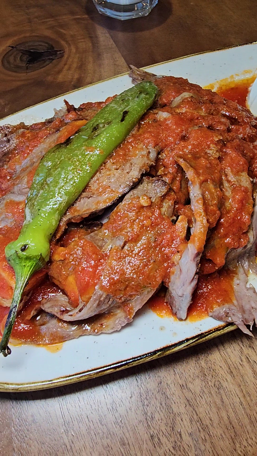 Authentic Yaprak Döner Turning at Meat Et