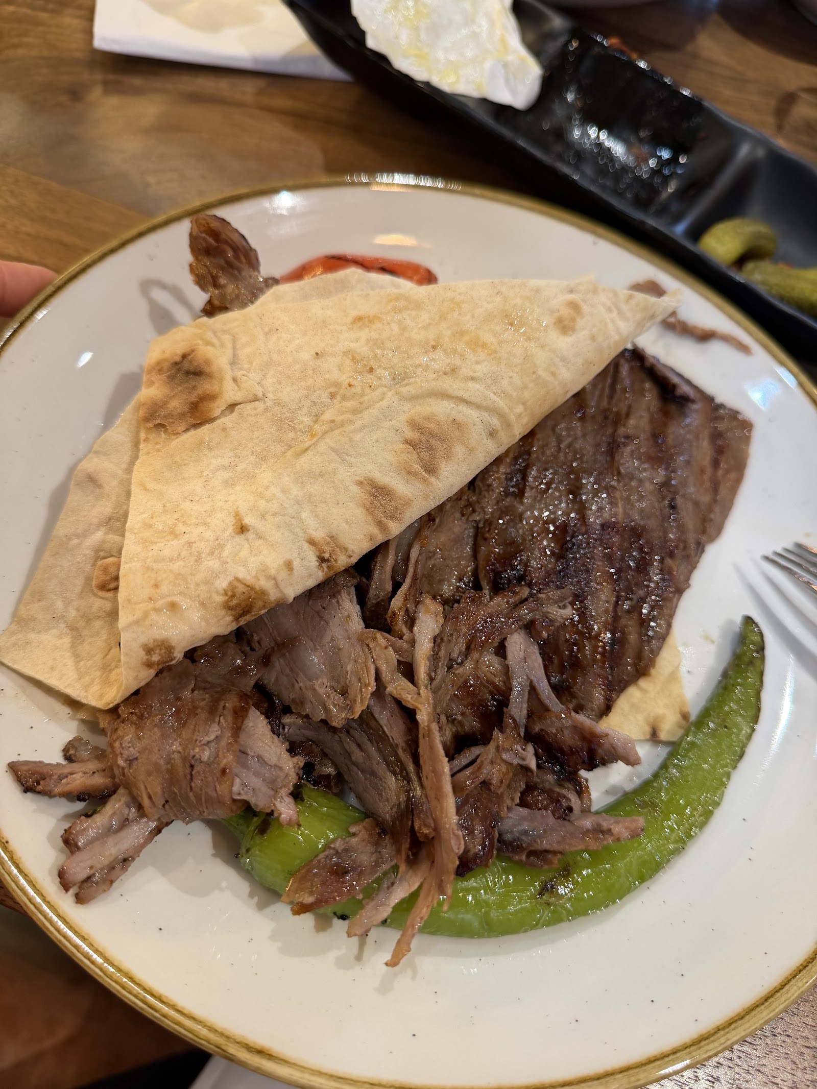 Döner Beyti Medallions with Garlic Labneh